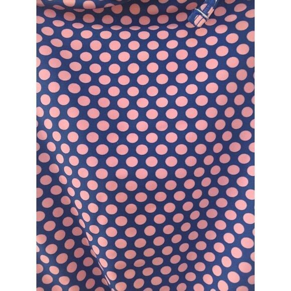 Toobydoo Halter Swimsuit One Piece Blue Pink Polka Dots Girls Size 1-2 Years - Picture 2 of 4